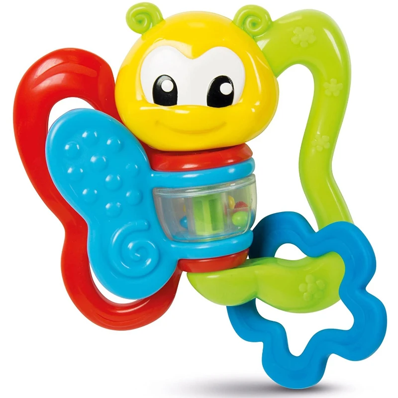 Clementoni Sonajero Mariposa, Única - Todos nuestros juguetes son originales - Vendedor Español - Información en español -.