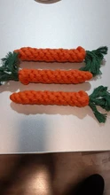 Toy Rope Pet-Supply Puppy-Chew-Toys Carrot-Shape Training Outdoor Fun 1PC 22cm Pet-Dog