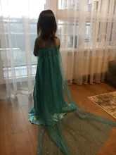 Vestidos de Elsa para niña, disfraz de princesa, Elsa, Reina de la nieve 2, Cosplay, Vestidos, conjunto de accesorios para el cabello, ropa de Halloween para niña