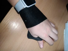 Muñequera de Protección deportiva de turmalina, cinturón de autocalentamiento, almohadillas de terapia magnética con infrarrojos lejanos, alivio del dolor, 1 par