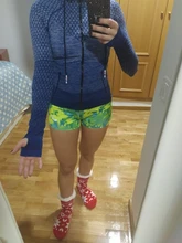 Yoga Shirts Hoodies Coat Jacket Slim-Fit Long-Sleeves Zipper Sport Running Casual Women