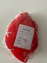 Mascarilla Facial protectora KN95 FFP2, máscara reutilizable de 5 capas, Color rojo, 5-100 Uds.