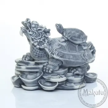 

Figurine "dragon-turtle on coins"