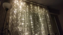 3MX3M LED Curtain Garland on The Window USB String Lights Fairy Festoon Remote Control