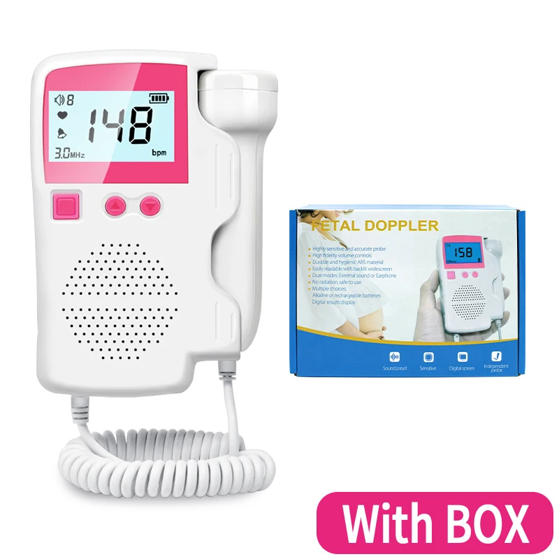 Dr.isla Doppler Fetal HeartRate Monitor for Baby Pregnancy Heartbeat  Detector LCD Backlight Pulse Meter No Radiation Stethoscope - AliExpress