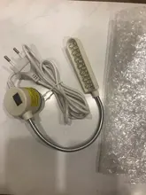 Led-Lights Drill-Press Lathe Work-Lamp Magnetic Multifunctional Flexible Ac 