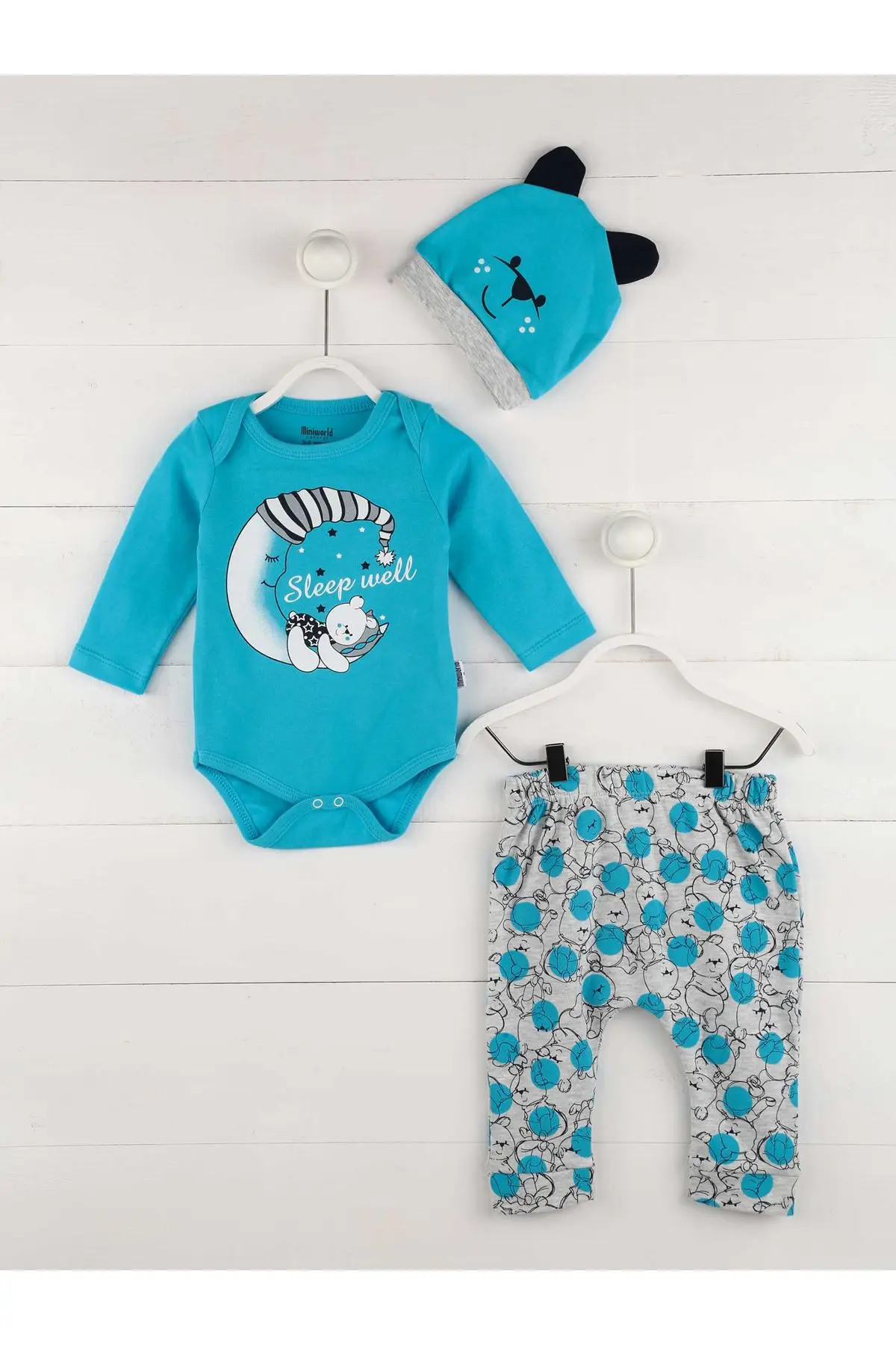 Infant Baby Boy Sets 2020 Spring Fall Green Tops T-Shirts + CartoonPants Hat New born Girl clothing Outfits 3 Pieces | Детская одежда и
