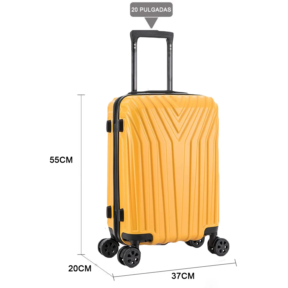 En otras palabras novia Rayo OM HOME Juego Maletas de Viaje 3 pzs, Maletas de Viaje Grandes 23 Kilos  24"(66x43x26,5cm) + Maletas Viaje Medianas 20"(55x37x21.5cm) + Neceser  Rigido de Viaje, ABS, 4 Ruedas|Equipaje con ruedas| - AliExpress