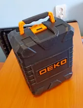 DEKO-Nivel láser serie LL5, herramienta de nivelación de 5 líneas, 6 puntos, luz roja y verde, nivelado automático, Horizontal y Vertical, ajuste de 360 grados, mayor visibilidad