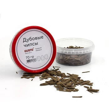 

Gusto oak chips medium roasting 70 C for алкогольных drink whiskey, cognac, кальвадос, rum