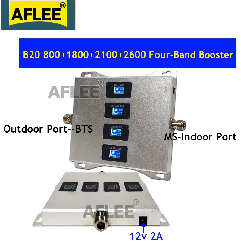 LTE B20 800 1800 2100 2600 Mhz Four-Band Cellular