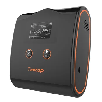 

Temtop LKC-20T High Accuracy Air Quality Monitor PM2.5/PM10/Temperature and Humidity Detector