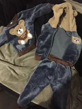 Abrigo + sudadera + pantalones para bebé recién nacido, niño y niña, otoño e invierno, traje de 3 uds., ropa deportiva para niño pequeño