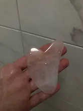 Natural Jade Gua Sha tablero raspador masaje de cuarzo rosa Jade Guasha piedra cara cuello levantamiento de la piel arrugas removedor de belleza