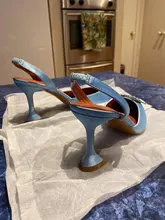 Zapatos de tacón alto con diamantes de imitación para mujer, calzado de seda satinada con punta puntiaguda, sin cordones, para boda, talla grande 41 42