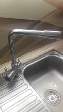 Grifo de cocina con doble Caño cromado, filtro de agua potable, purificador de latón, recipiente, fregadero, mezclador, agua caliente y fría, Torneira