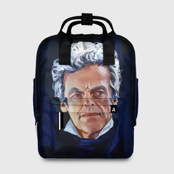 

Female backpack 3D Capaldi Doctor