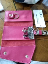 Billetera de cuero genuino de vaca para hombre y mujer, bolsa para llaves multifunción con hebilla de calidad a la moda, organizador de llaves con los titulares de ama de llaves