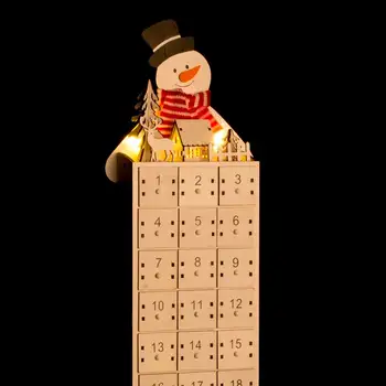 

ADVENT CALENDAR WOOD MOD. Snowman