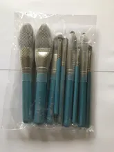 Foundation Eyeshadow Blush Synthetic-Hair-Brushes Iris-Series Beauty Mydestiny Set-Powder