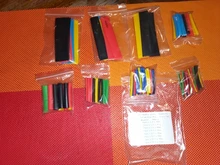 Juego de tubos termorretráctiles, kit de tubos termorretráctiles, poliolefina, encogimiento, surtido de tubos termorretráctiles, Cable de alambre, 164 unidades