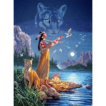 

Set for embroidery stitch dimensions hidden spirits (hidden perfume) 28x38 cm (35055)