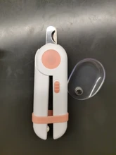 Mascotas cortaúñas tijeras de mascota perro gato uñas dedo del pie garra tijeras y cortaúñas luz LED uñas recortador para perros herramienta suministros