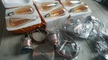 Vintage-Lamp-Socket Light-Bulb Bases Decor Edison Industrial Home E27 for 90-265V