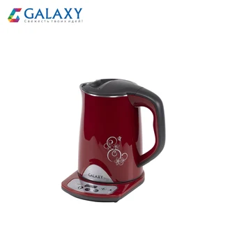 

Electric Kettle Galaxy GL 0340 1800 W, volume 1.5 l, hidden heating element, double wall stainless steel 18/10