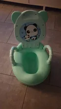Orinal bebé para niños Baño de niños bebé orinal asiento de entrenamiento chicas inodoro portátil cuña cómodo respaldo de dibujos animados ollas
