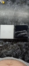 Glass-Panel Wall-Switch Touch-Screen-Switch Eu-Light BONDA 1-Gang White Crystal AC220V