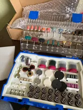 268PC Abrasive Rotary Tool Accessories Set Electric Mini Drill Bit Kit for Dremel Sanding