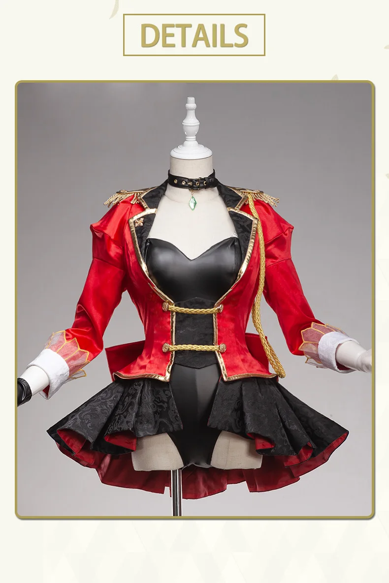 DokiDoki/игра Fate Grand Order Nero, для косплея Fate Idol Nero FGO, Женский костюм на Хэллоуин, красная униформа