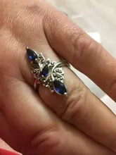 Clásico de moda de anillo de boda azul exquisito anillo de circón para mujer 2020 nueva moda joyería de la boda de regalo de Año Nuevo
