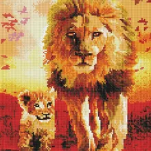 Алмазная мозаика EF 284 Первые шаги 30*40