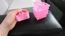 Furniture Doll-House Hand-Basket Pretend-Play-Toys Mini Supermarket Kids Model