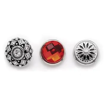 

"decorative buttons for decoration", "buttons 19 mm", "buttons Ruby/silver color"