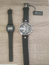 Reloj de cuarzo grande para hombre, cronógrafo con cuerpo de 52mm con pulsera, resistente al agua, con doble hora, estilo militar