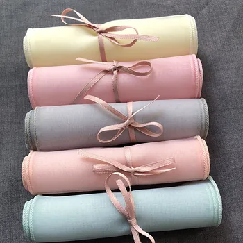 

12cm*20m Organza Ribbon Roll Golden Edged Gauze Tape Girl Handmade Hairbow Accessories Baby Headwear Wide Big Tulle Wholesales