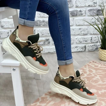 

Sneakers Women Casual Shoes Fashion Walking Shoes Lace Up Flat Shoes For Women Daily Shoes Comfort 2020 Spring