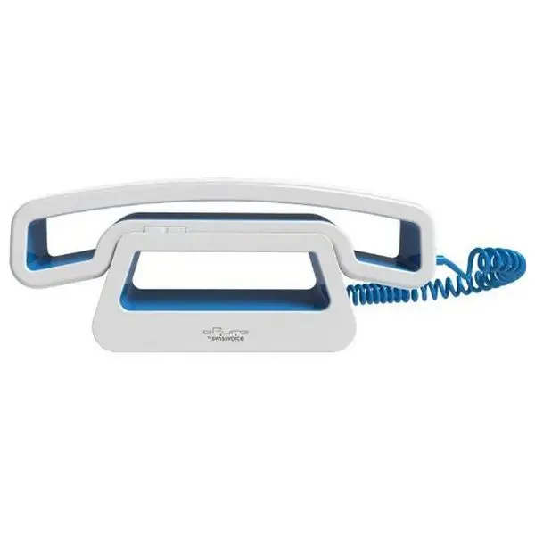 Наушники с подставкой для смартфонов ePure CH01 blue white