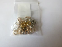 30 unids/lote de cierre de anillo de resorte dorado con anillo de salto abierto, cierre de joyería para cadena, collar, pulsera, conectores, fabricación de joyas