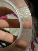 Cinta adhesiva impermeable reutilizable de doble cara, Nano cinta transparente de doble cara, 1M/2M/3M/5M, lavable