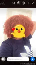 Peluca rizada Afro de Pelo Corto con flequillo para mujeres negras, sintética, mixta, marrón y Rubio, sin pegamento, para Cosplay, resistente al calor