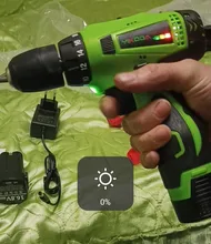 Cordless Drill Power-Tools Electric-Screwdriver Lithium-Battery YIKODA Rechargeable Household