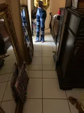 Liooil-pantalones vaqueros acampanados con cintura alta, ropa de calle con bolsillos, Sexy