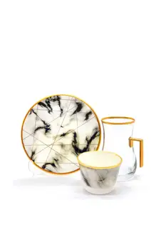 

DROP HANDLE EFE CAY ST 6 + 6 WHITE MARBLE