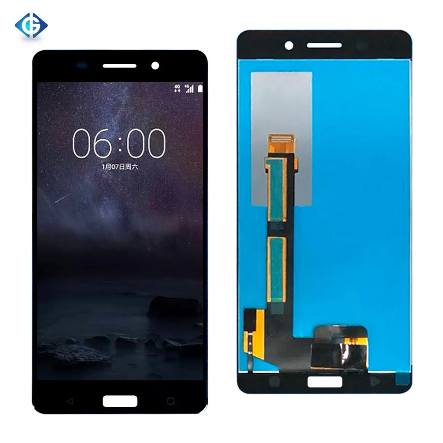 ЖК-дисплей с сенсорным экраном и дигитайзером в сборе для Nokia 6 TA-1000 TA-1003 TA-1021 TA-1025