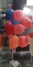 Figuras de acción de Peppa pig, George, familia de conejillos de indias, papá, mamá, Anime Original, juguetes para niños, regalo de Navidad