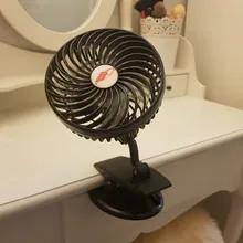 Fan Rechargeable Stroller Desk Usb-Output 4-Blades Baby Mini Air-Cooling-3 Silent Usb-Fan